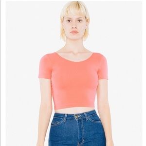 American Apparel | Peach Crop Top